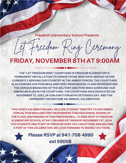 Flyer with info that was provided in the text written before.